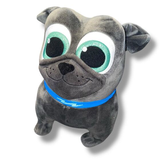 Disney Plush Puppy Dog Pals Bingo Embroidered Eyes Pillow Nursery Gift 11" - Picture 2 of 8